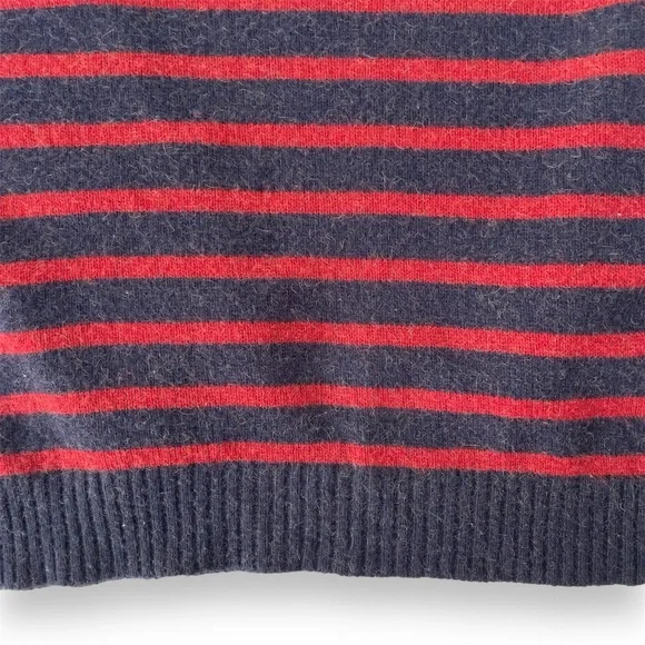 APC Men’s Camel Yarn Striped Sweater